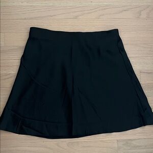 Quince Black A-Line Skirt